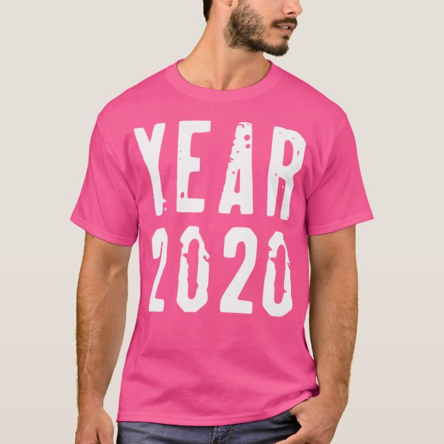 Jahr 2020 - 12 Affen T-Shirt (Vorderseite)