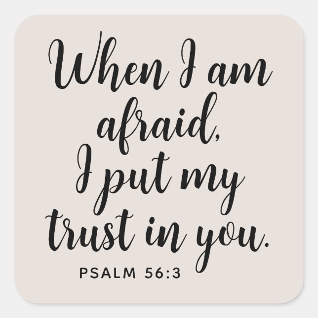 Jahr 2024 Text der Zeugen Jehovas | JW Quadratischer Aufkleber (Vorderseite)