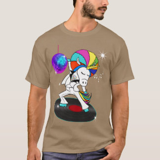 Jahr 80 70 Vintage Einhorn Disco Freund T-Shirt