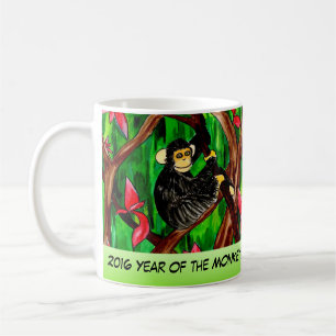 Jahr der Affe-Tasse Tasse