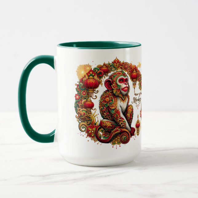 Jahr der Affen-Tasse Tasse (Links)