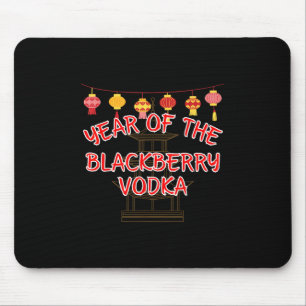 Jahr der BlackBerry Vodka - Funny Chinese New Y Mousepad