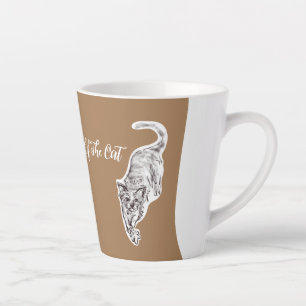 Jahr der Cat Kitty Tinte Zeichnend letzte Tasse