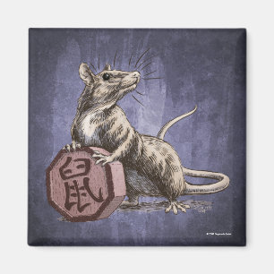 Jahr der Chinesischen Zodiac-Kunst Magnet