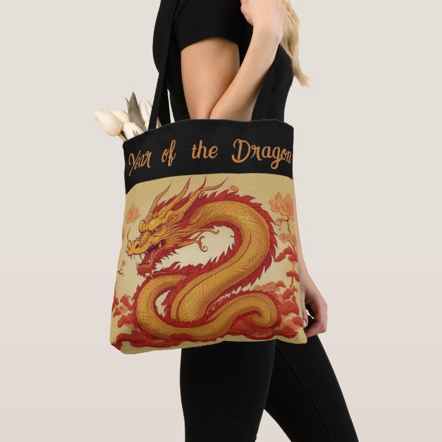 Jahr der Drachen-Tote-Tasche (Von Nahem)