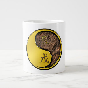 Jahr der Erddrache Jumbo-Tasse