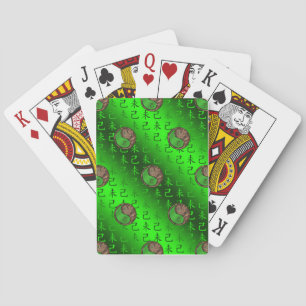 Jahr der Erde Ziege Spielkarten