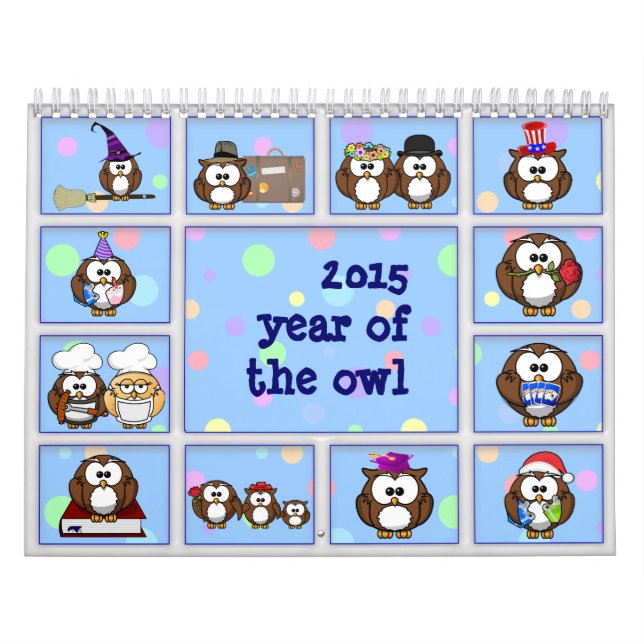 Jahr der Eule 2015 Kalender (Titelbild)