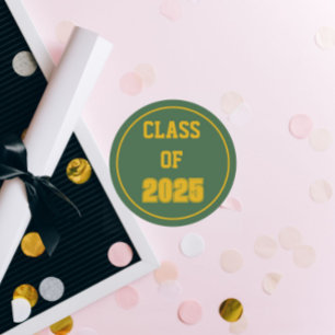 Jahr der Grünen- und Goldschulen Runder Aufkleber