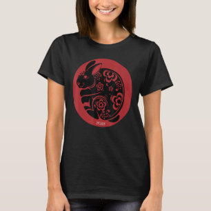 Jahr der Hasen Chinesisch 2023 Männer und Frauen T-Shirt