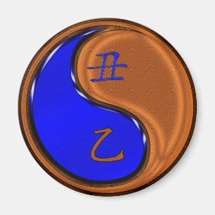 Jahr der Holzochse Magnet