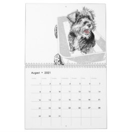 Jahr der Hundezeichnungen Kalender