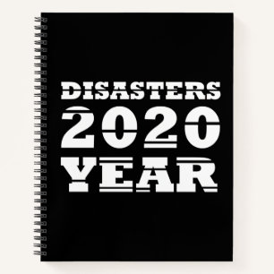 Jahr der Katastrophen 2020 Notizbuch