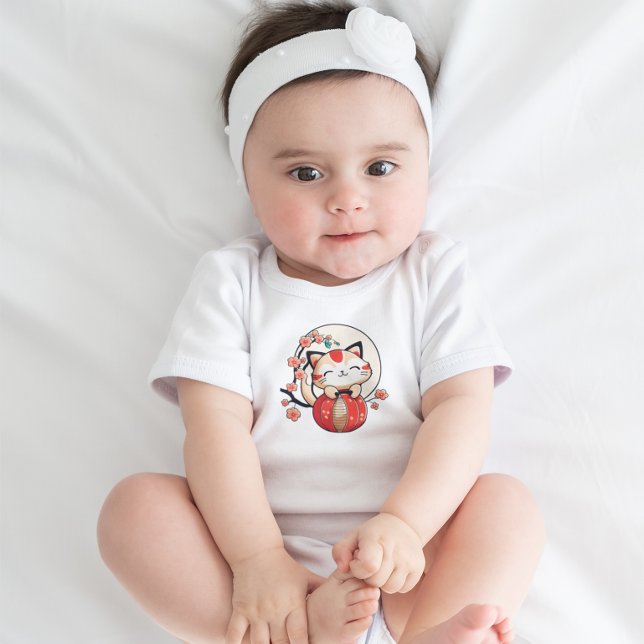 Jahr der Katze 2023 Vietnamesisches Neujahr, Jack  Baby Strampler (Von Creator hochgeladen)