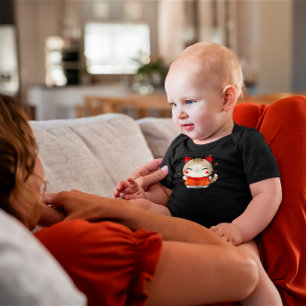 Jahr der Katze 2023 Vietnamesisches Neujahr, Lil T Baby Strampler