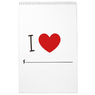 Jahr der Liebe jeden Monat Kalender