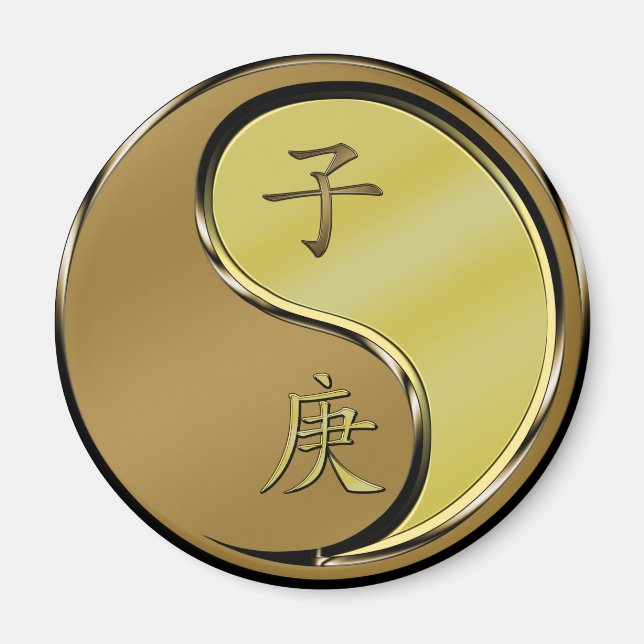 Jahr der Metallratte Magnet (Vorne)