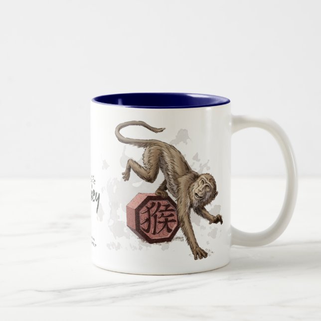 Jahr der mongolischen Kunst Zweifarbige Tasse (Rechts)