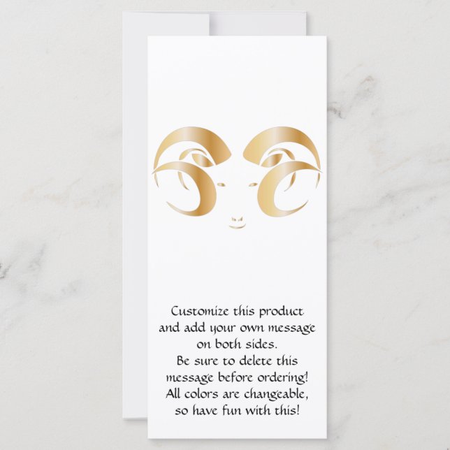 Jahr der Ram/Schafe (Vorderseite)