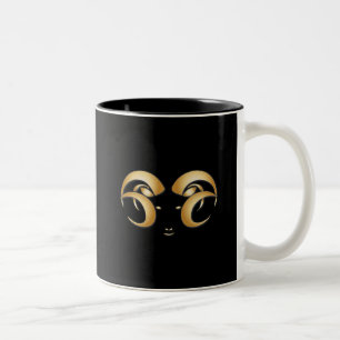 Jahr der Ram/Schafe Zweifarbige Tasse
