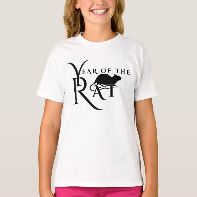 Jahr der Ratte T-Shirt (Vorderseite)