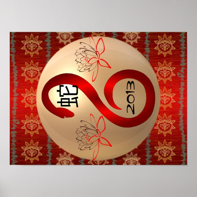 Jahr der Schlange 2013 Poster (Vorne)