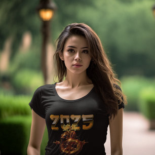 Jahr der Schlange 2025 蛇年 chinesische Zodiakie T-Shirt