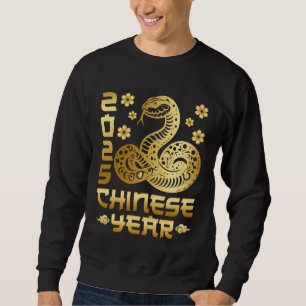 Jahr der Schlange 2025   Chinesisch Zodiac 2025 Sweatshirt