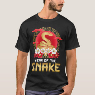 Jahr der Schlange 2025 Chinesisch Zodiac 2025 T-Shirt