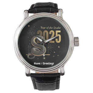Jahr der Schlange 2025 Chinesischer Zodiac individ Armbanduhr