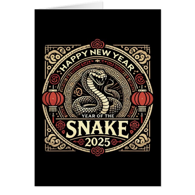 Jahr der Schlange 2025, chinesisches Neujahr, Vint (Vorne)