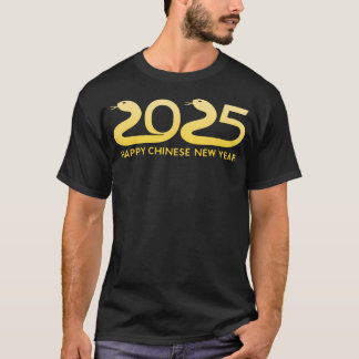 Jahr der Schlange 2025 Frohes chinesisches Mondjah T-Shirt