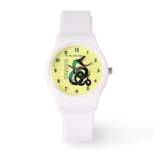 Jahr der Schlange Armbanduhr