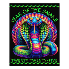 Jahr der Schlange Fotodruck