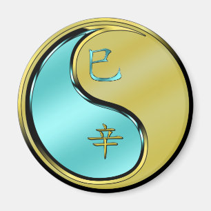 Jahr der Schlange Magnet