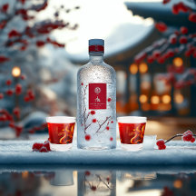 Jahr der Schlange Rot & Gold