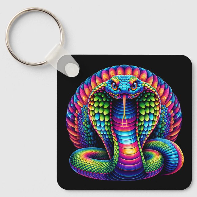 Jahr der Schlange Schlüsselanhänger (Vorderseite)