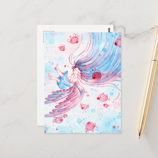 Jahr der Schweinezucht- DNM-Postkarten Postkarte (Vorderseite/Rückseite Beispiel)