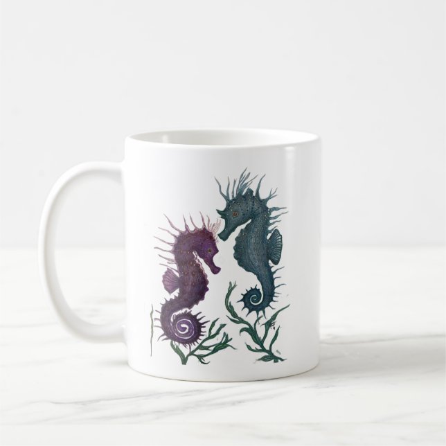 Jahr der Seepferdchen Kaffeetasse (Links)