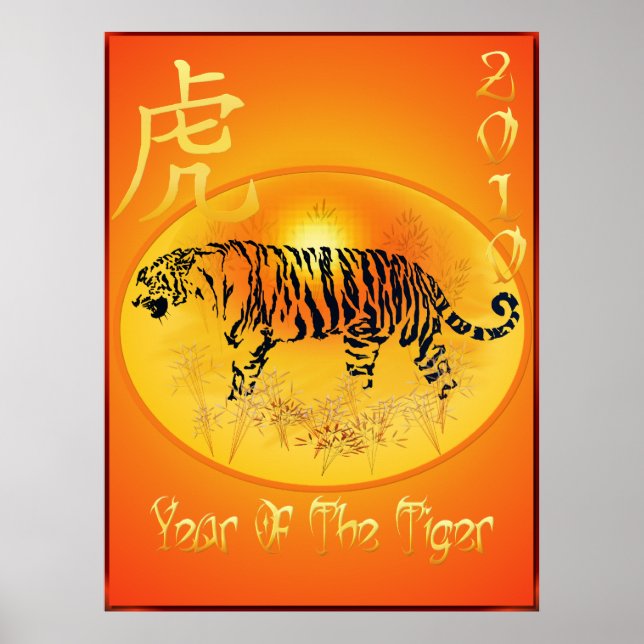 Jahr der Tiger-Ausgabe 2010 Poster (Vorne)