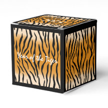 Jahr der Tiger-Design-Begünstigungsbox