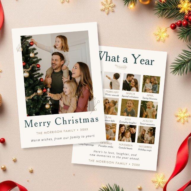 Jahr der Überprüfung Weihnachten Was für ein Jahr  Einladung (Von Creator hochgeladen)