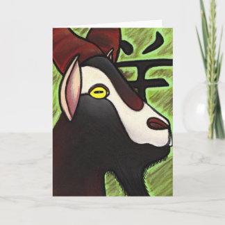 Jahr der Ziege Feiertagskarte