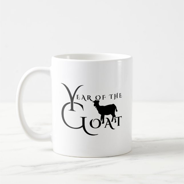 Jahr der Ziege Kaffeetasse (Links)