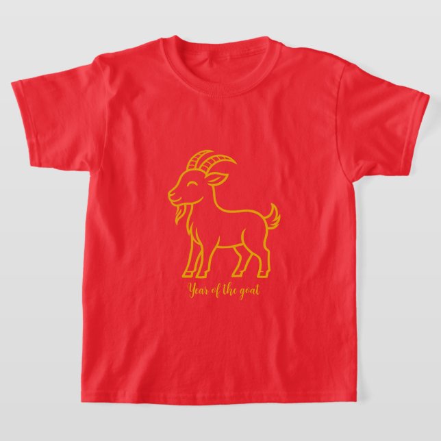 Jahr der Ziege  T-Shirt (Ablage )