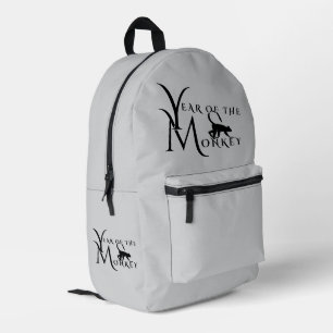 Jahr des Affen Bedruckter Rucksack