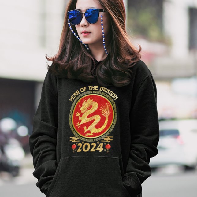 Jahr des Drachen 2024 - Chinas neues Jahr 2024 Ho Hoodie (Von Creator hochgeladen)