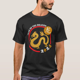 Jahr des Drachen 2024 Chinesisch Zodiac Lunar New T-Shirt