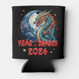 Jahr des Drachen 2024, chinesischer Neujahrsdrache Dosenkühler