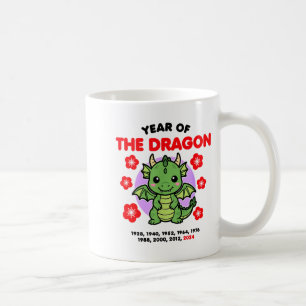 Jahr des Drachen 2024 Chinesisches Neujahr K Kaffeetasse